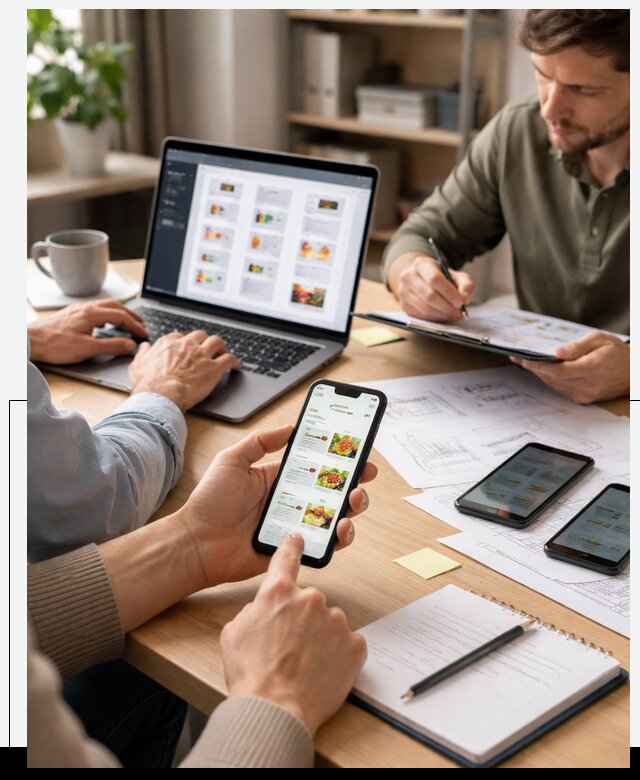 Разработка мобильного приложения торговой сети в Курчатове